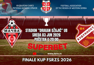 Spektakl na Ubu: Mačva i Budućnost Krušik igraju finale Kupa FSRZS – PRENOS UŽIVO (video)